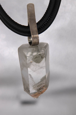 dg100237 - DARKGEM Rock Crystal Pendant @ Walkers.Style buy women's clothes online or at our Norwich shop.