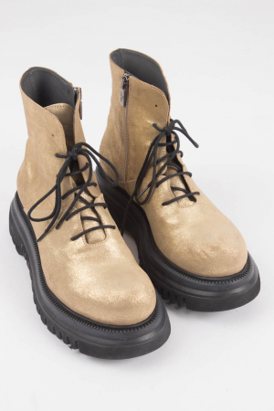 lf100239 - Lofina Gold Lace Boots @ Walkers.Style women's and ladies fashion clothing online shop
