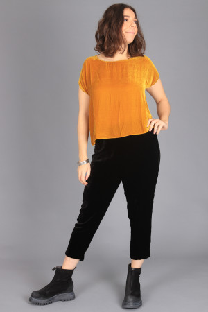 cl105019 - Cut Loose Velvet Top @ Walkers.Style buy women's clothes online or at our Norwich shop.