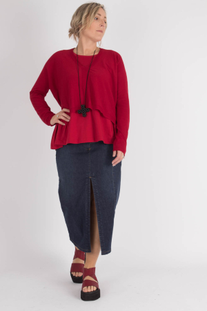 lb240249 - Lurdes Bergada Denim Skirt @ Walkers.Style women's and ladies fashion clothing online shop